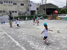 夏の様子　サッカー教室